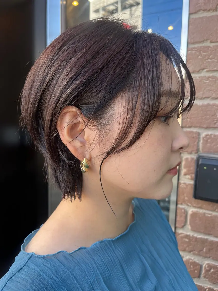 ショート カラー 久木原 ゆりのヘアスタイル