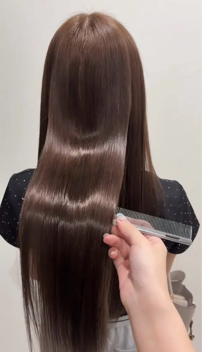 ロング 髪質改善 ヘアカラー トリートメント 透明感美髪💙ྀི/ 髪質改善/ミナルのヘアスタイル