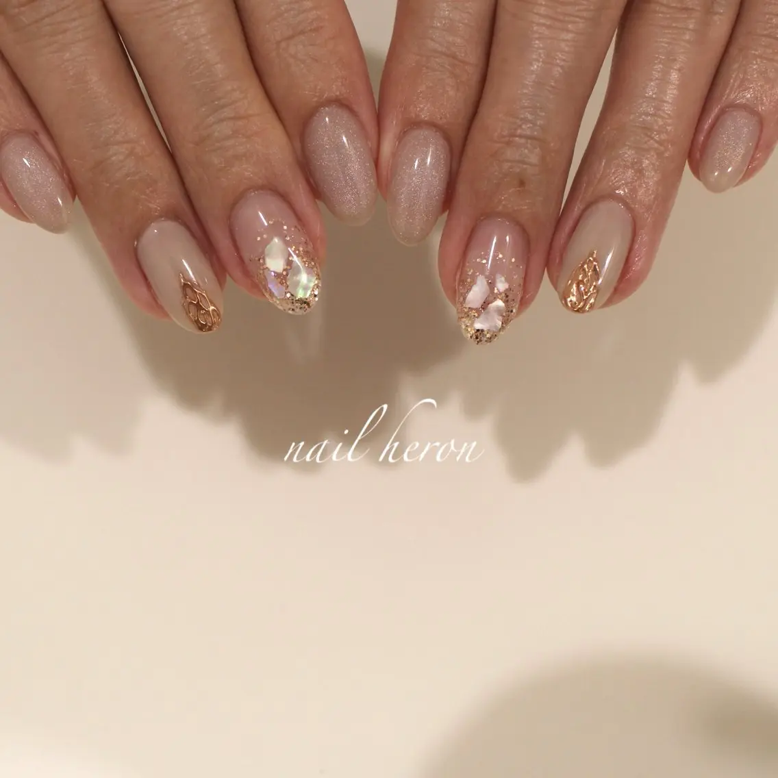 ネイル ハンドネイル saki_ nail heronのネイルデザイン