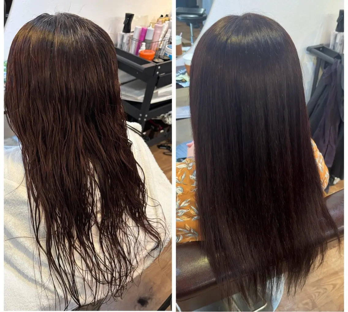 ロング 髪質改善 トリートメント 平田 渚唯のヘアスタイル