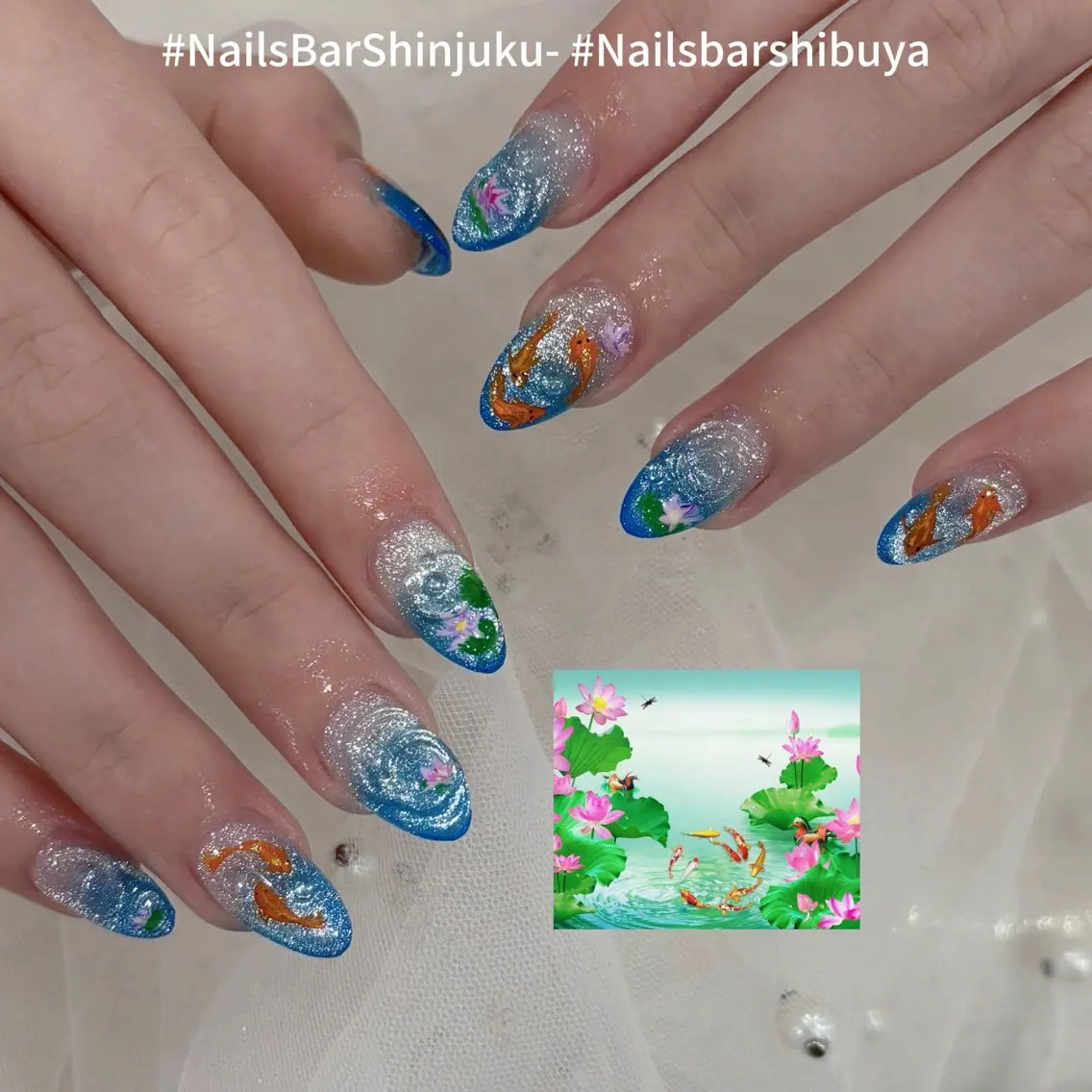 ネイル ボルドー ブラウン チークネイル ドット フットネイル NAILS BAR SHINJUKUのネイルデザイン