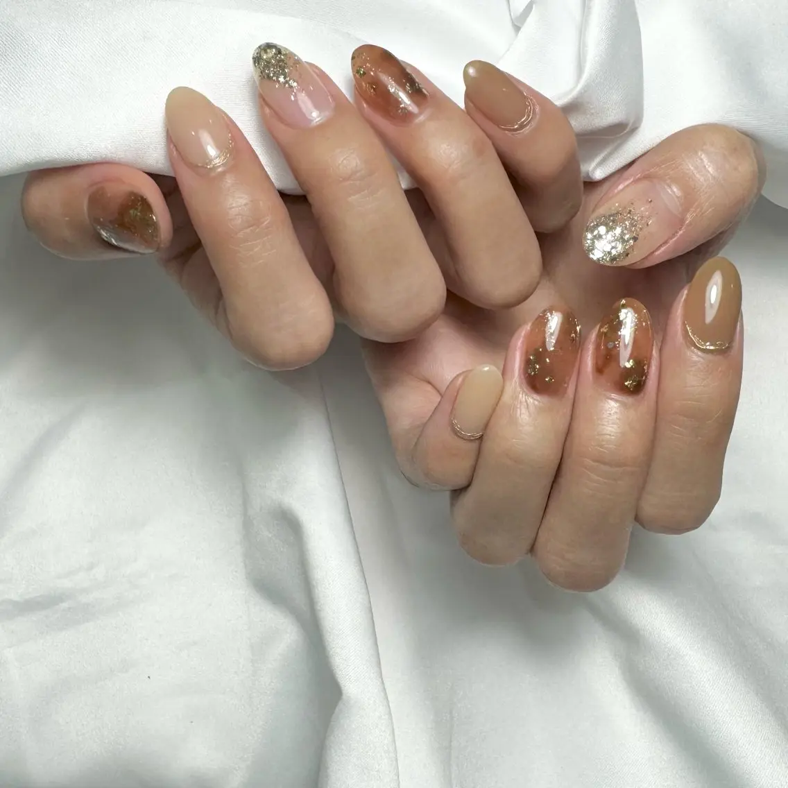ネイル フットネイル ジェルネイル ニュアンスネイル ワンカラーネイル ワンホンネイル ハンドネイル Kanna Yuki カンナユキのネイルデザイン