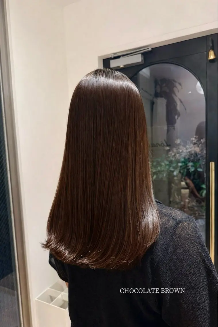 ミディアム カラー パーマ ミディアムパーマ ヘアカラー トリートメント ヘッドスパ パーマ無料モデル様 募集中💖ゆりのヘアスタイル