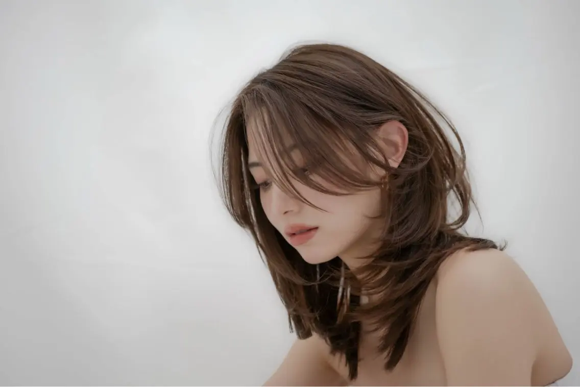 ミディアム ミディアムモデル 募集中/村上廉のヘアスタイル