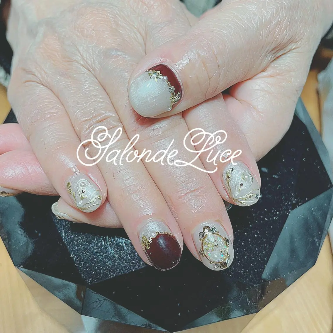 ネイル 冬ネイル Salon de Luceのネイルデザイン
