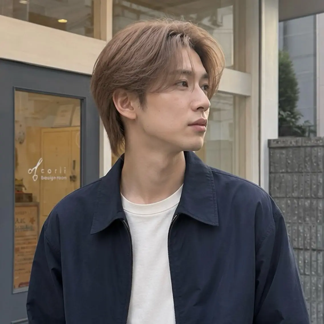 メンズ カット ヘアカラー REON 髪質改善  縮毛矯正のヘアスタイル