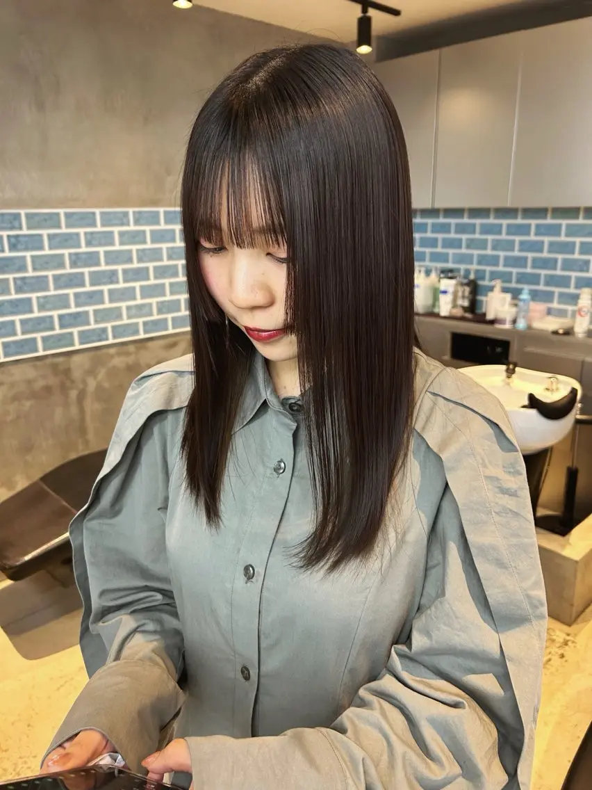 ロング パーマ 似合わせカット✂︎ りょお🫧のヘアスタイル