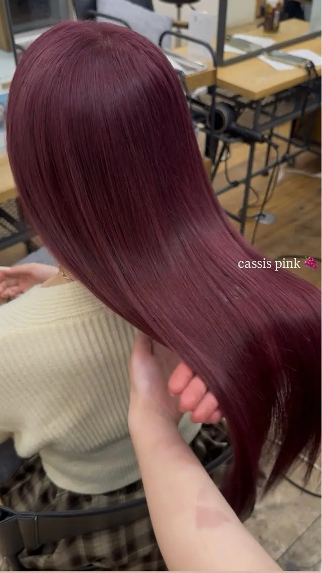 カラー ヘアカラー 山下 莉歩のヘアスタイル