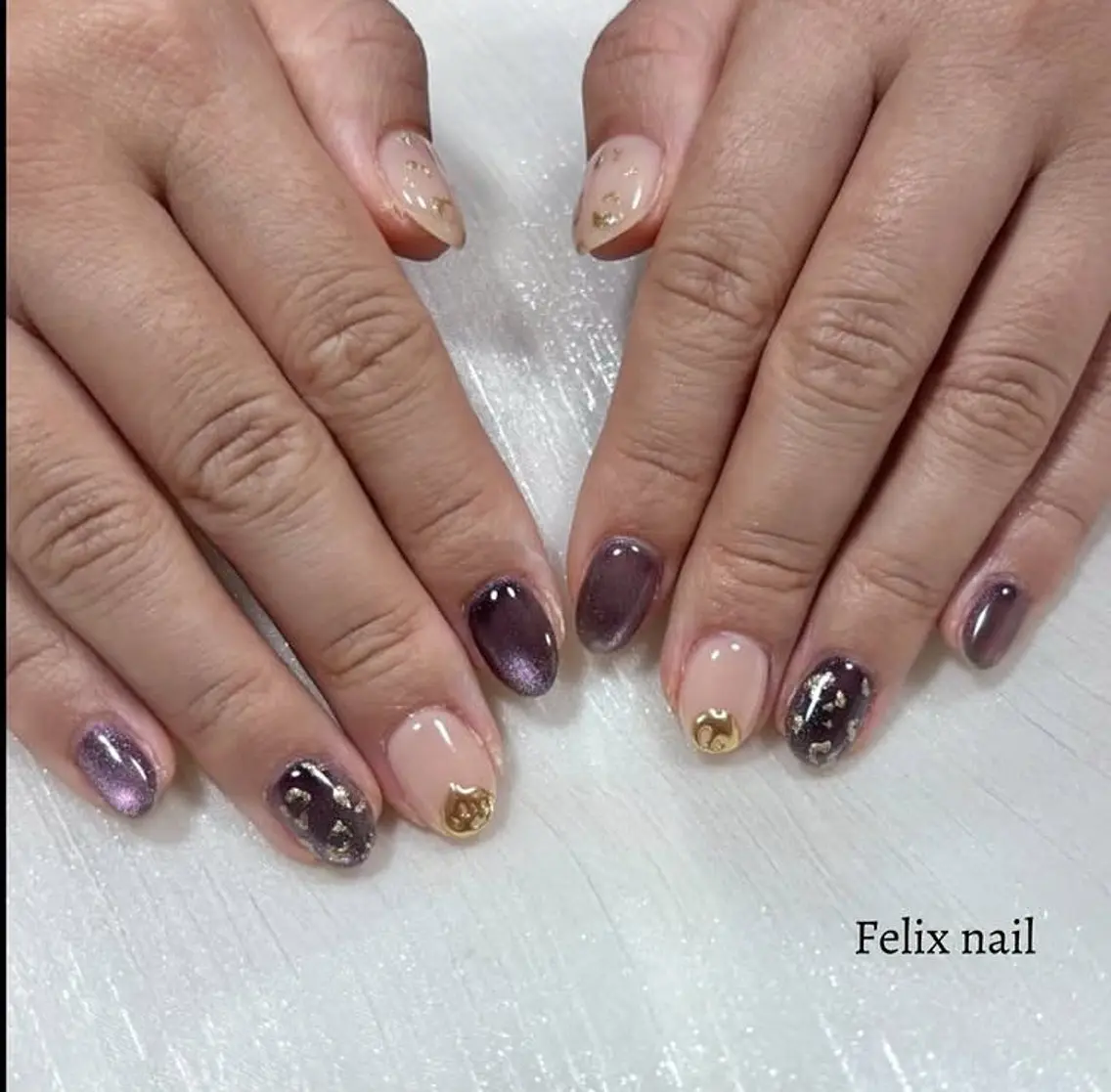 ネイル ハンドネイル Felix nail Aya🍬のネイルデザイン