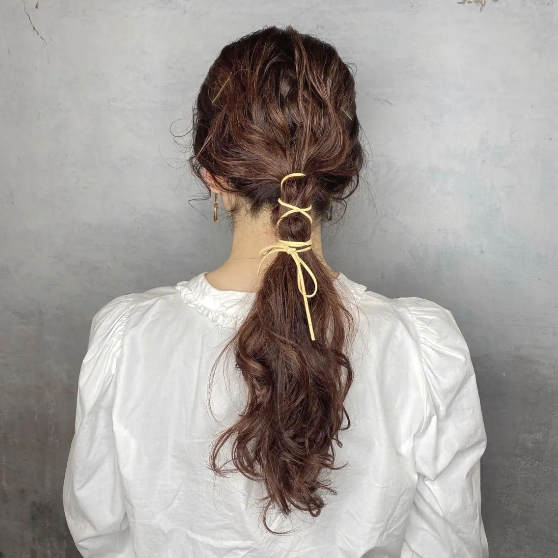ロング カラー ヘアカラー ツキノキ ミナのヘアスタイル