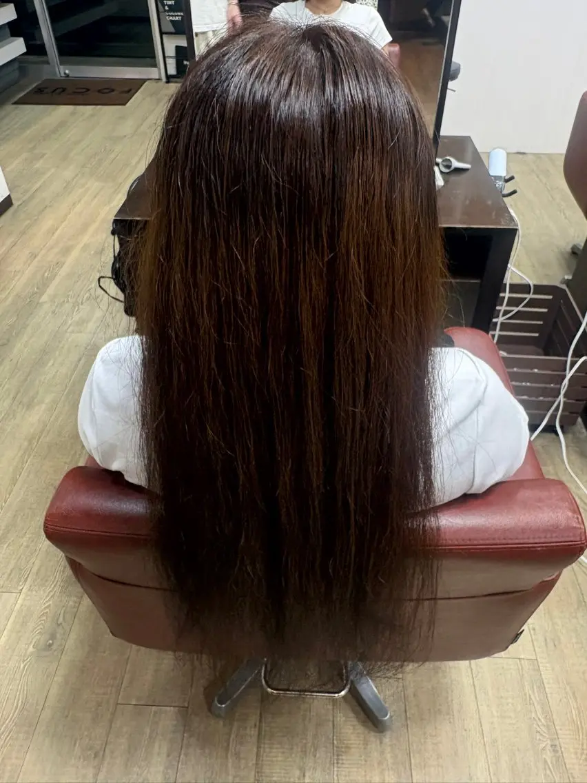 ロング カラー ヘアカラー FOCUS天王台店 宮田結葉のヘアスタイル