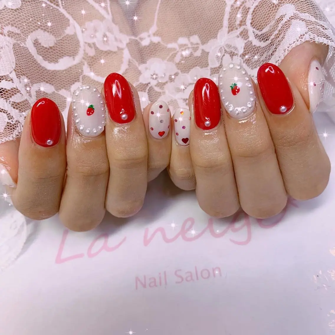 ネイル ハンドネイル La neige* yuki 🐩🌙のネイルデザイン