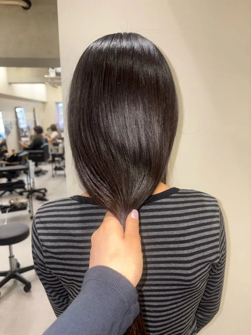 ロング カット ヘアカラー トリートメント natsuki /HUIのヘアスタイル