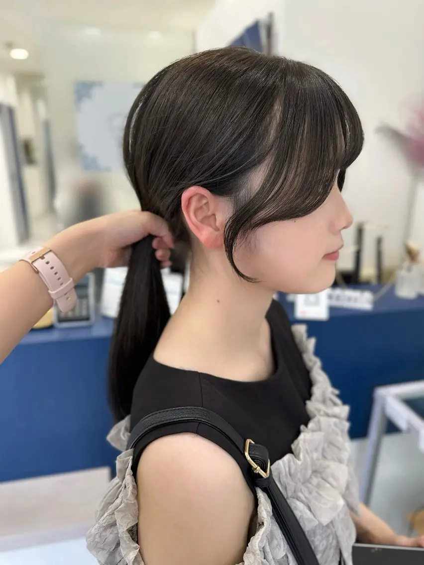 💖韓国風💖前髪＋顔まわりcut (スタイリング付き)の写真