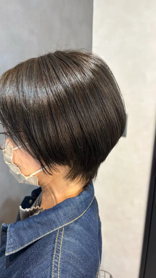 ショート 丸みショート 似合わせカット ショートヘア tsubasa /パーマ ,レイヤーのヘアスタイル