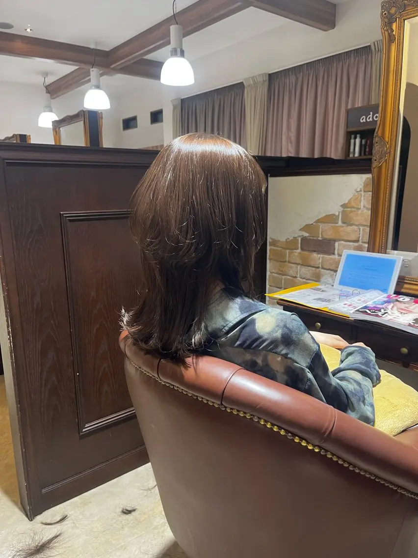 ミディアム adorable ももちのヘアスタイル