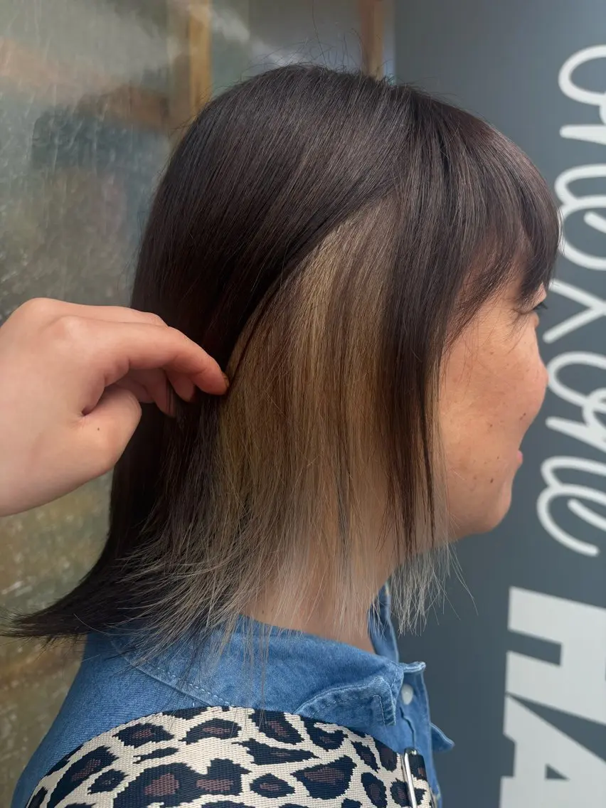 ミディアム 丹羽 来夢のヘアスタイル