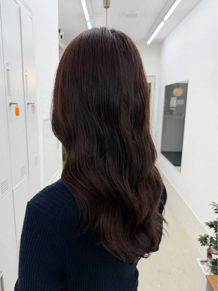 ロング パーマ カット パーマ 加本 翼のヘアスタイル