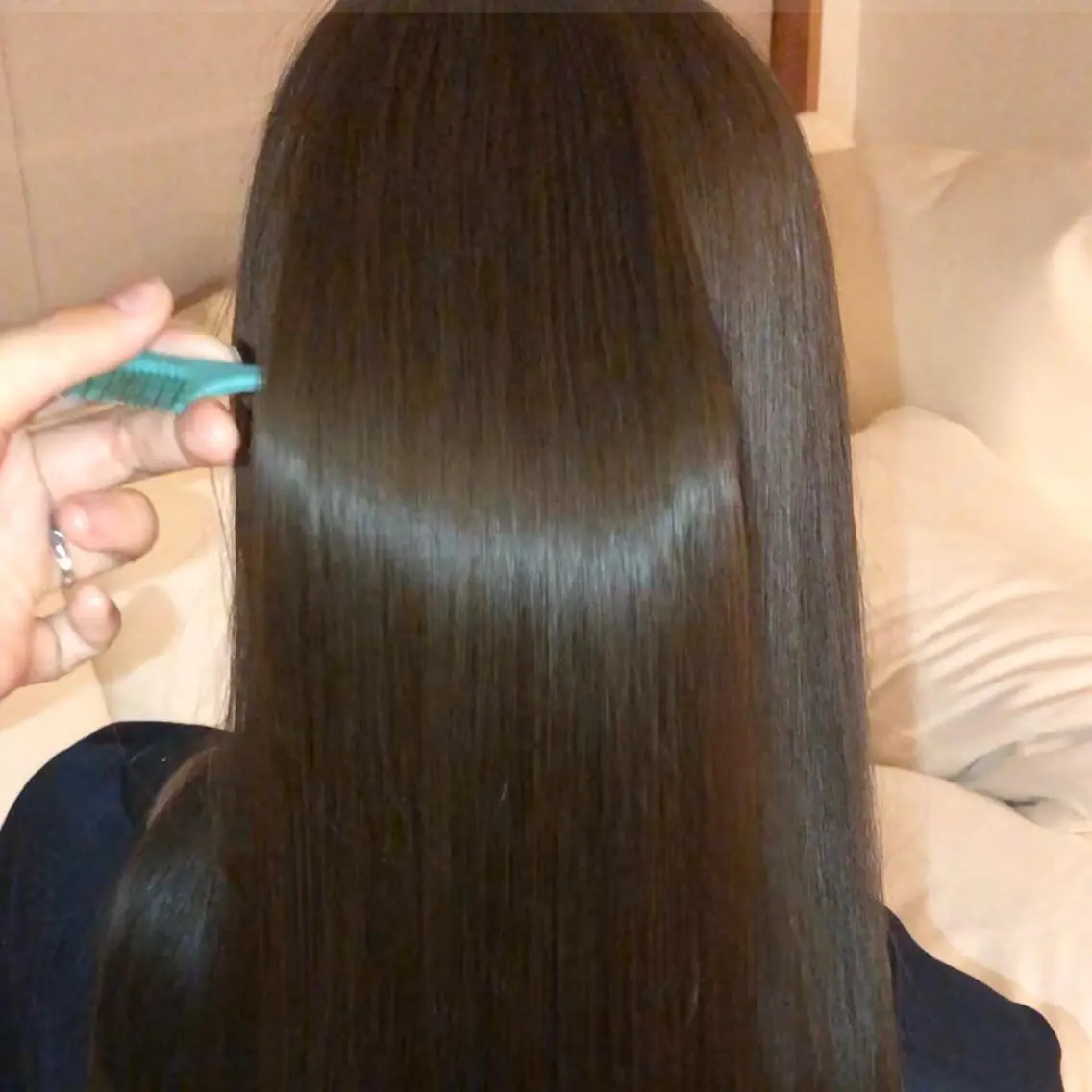 ロング パーマ くせ毛 永井 亜実のヘアスタイル