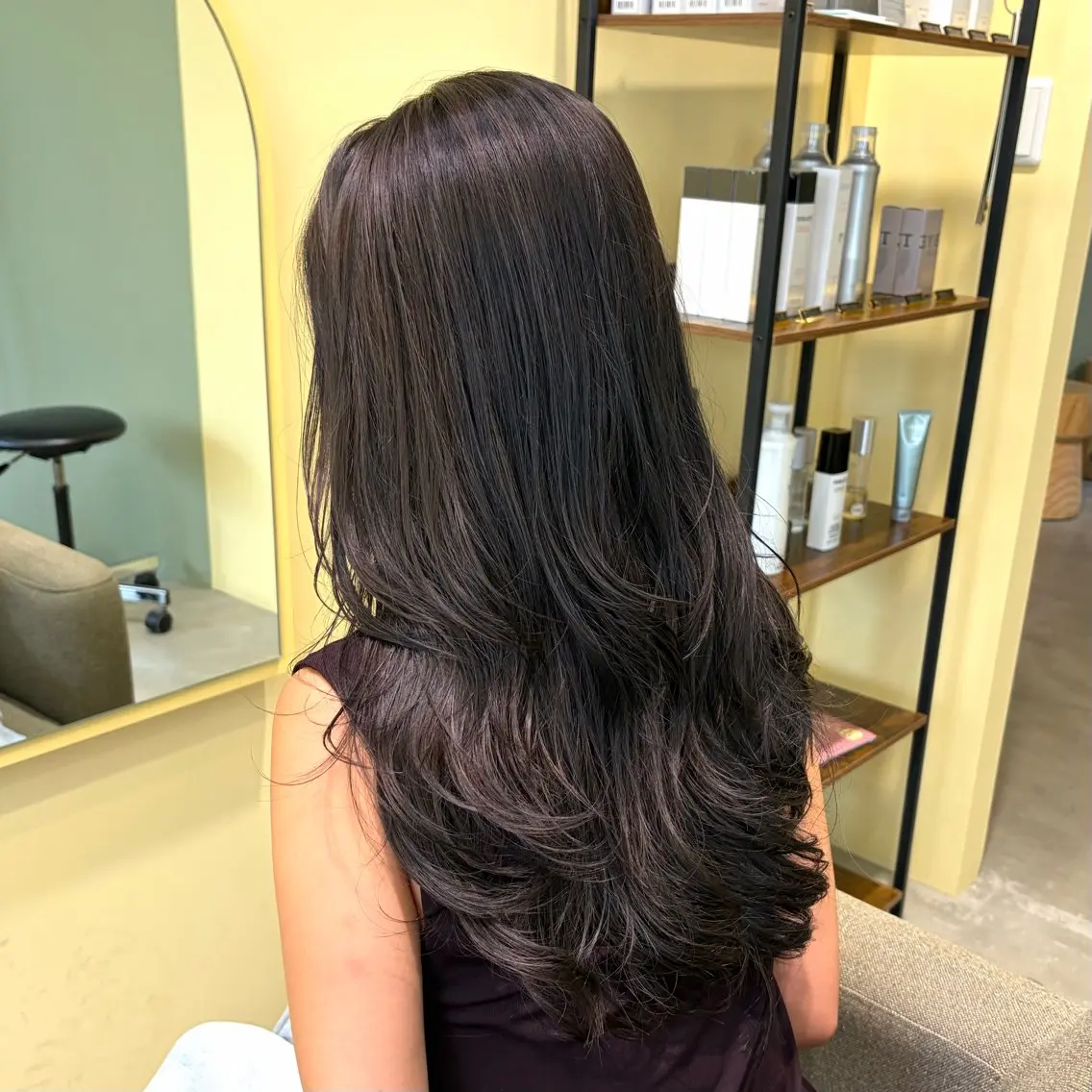 ロング カラー カット ヘアカラー 🫧透明感カラー/ 青山瑞季🫧のヘアスタイル