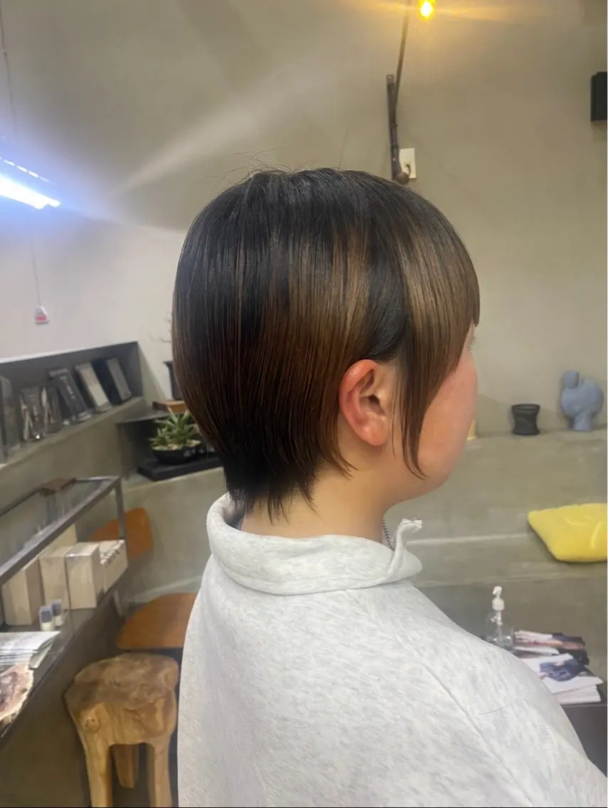 ショート ショートヘア cyan hinaのヘアスタイル