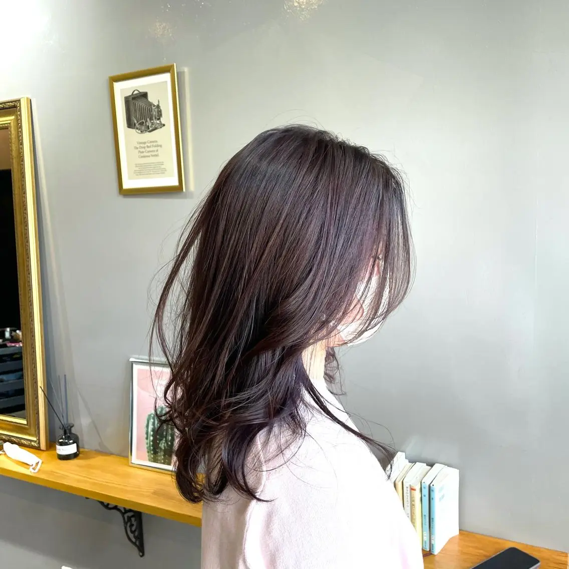 セミロング 渡辺俊介 暗髪カラー /美髪矯正/髪質改善のヘアスタイル