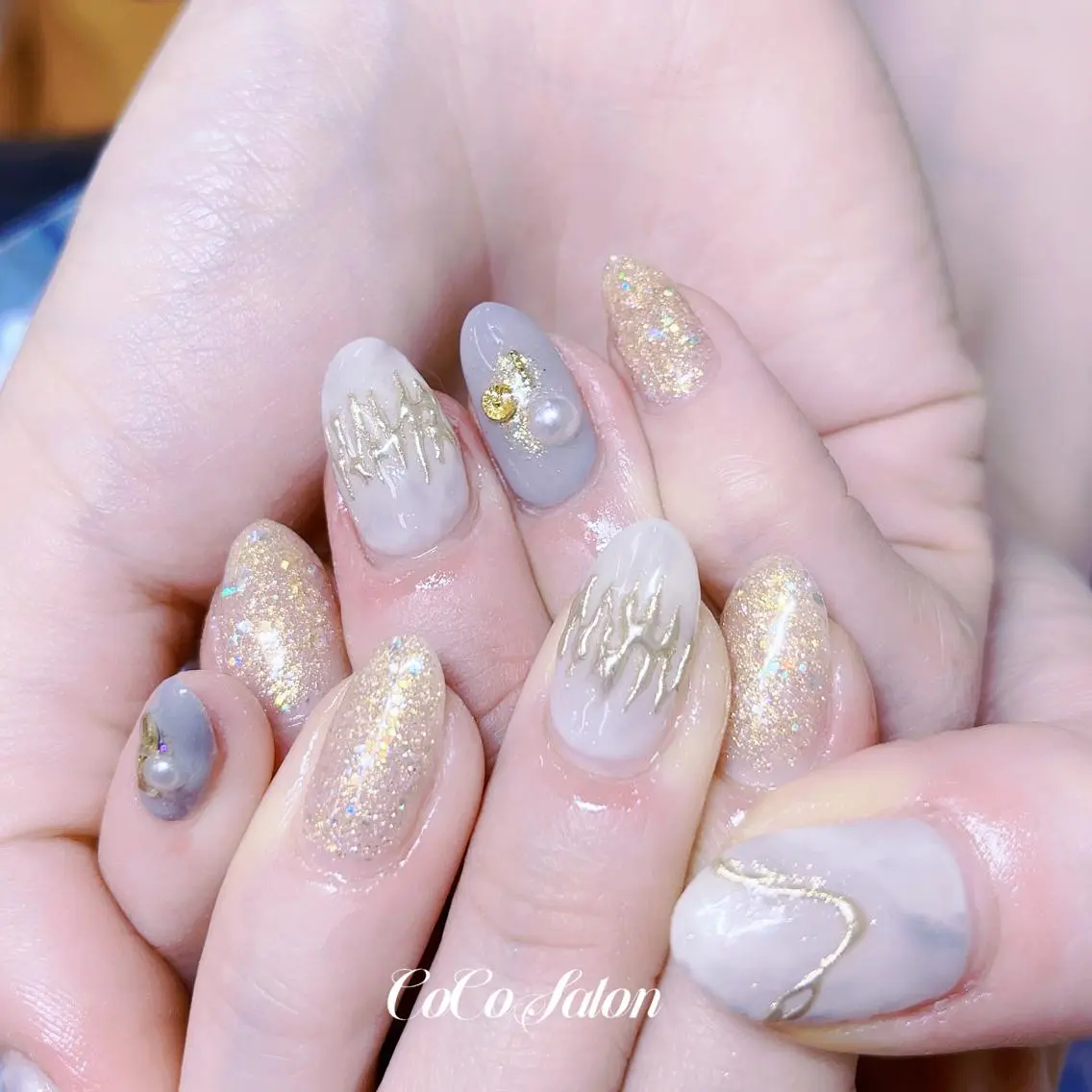 ネイル ニュアンスネイル ハンドネイル CoCoSalon ネイル/まつ毛予約のネイルデザイン