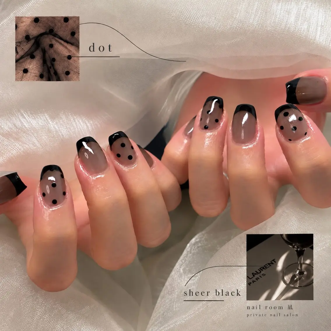 ネイル ドット nail room 凪のネイルデザイン