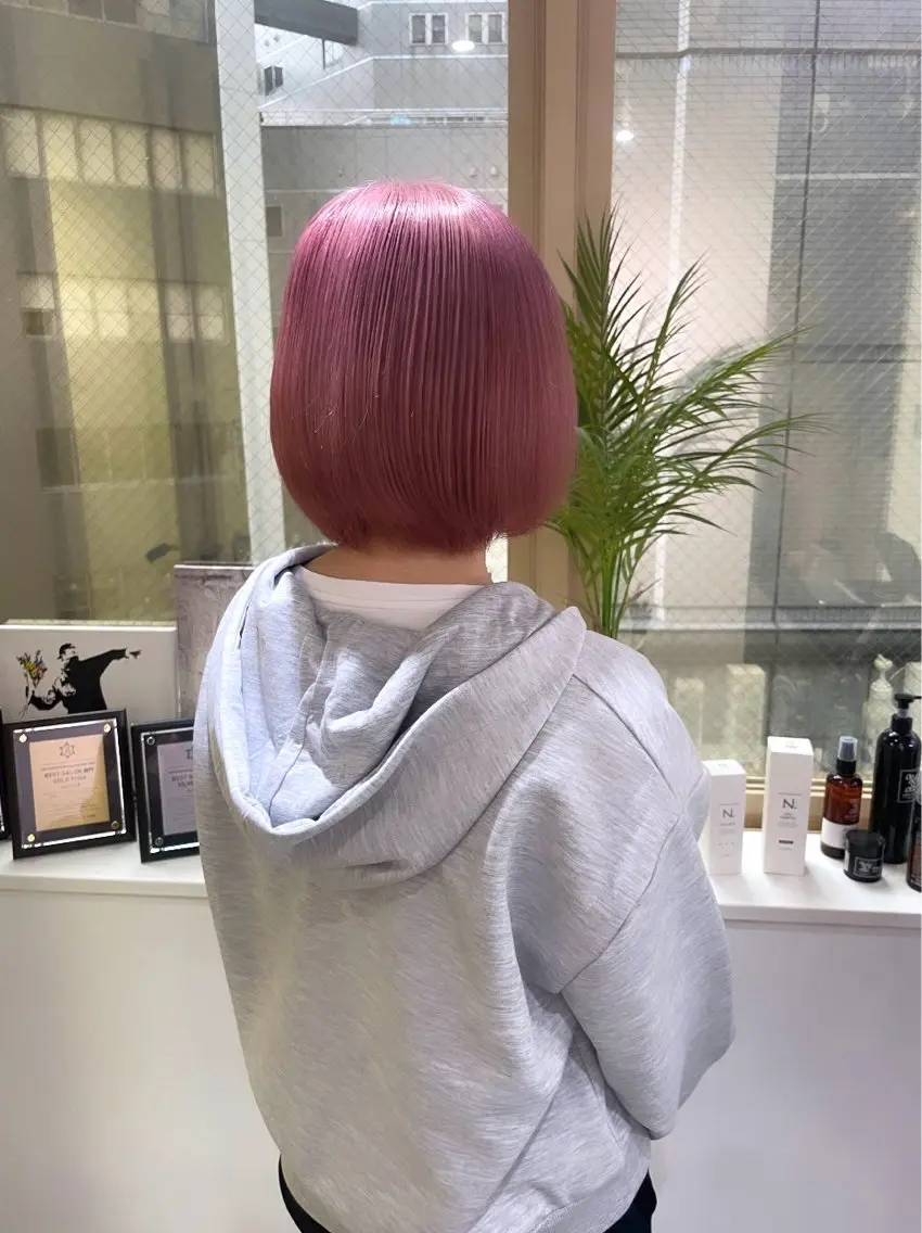 ショート ヘアカラー トリートメント 🦋プルエクステ ARISA🦋のヘアスタイル