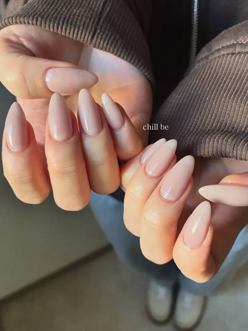 オフあり【hand】ワンカラーorグラデーション 付け替えオフ込み/甘皮ケア付の写真