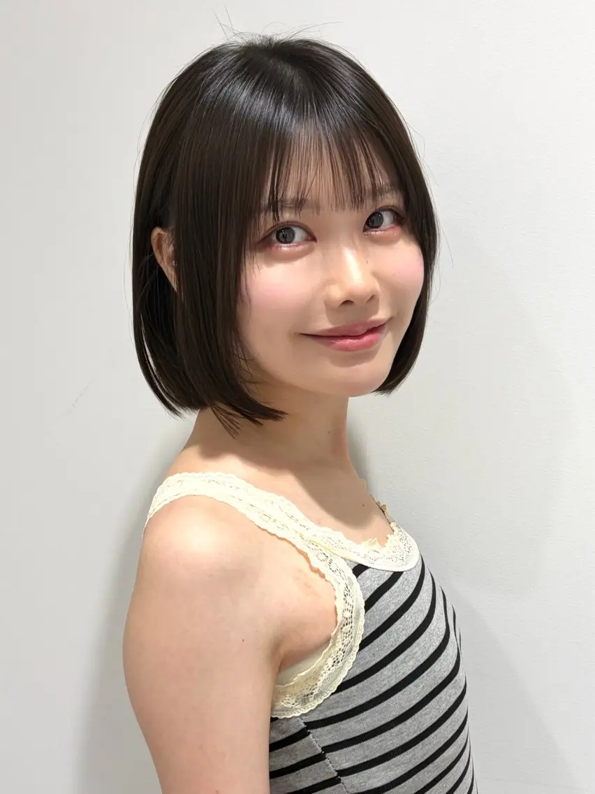 縮毛矯正の写真