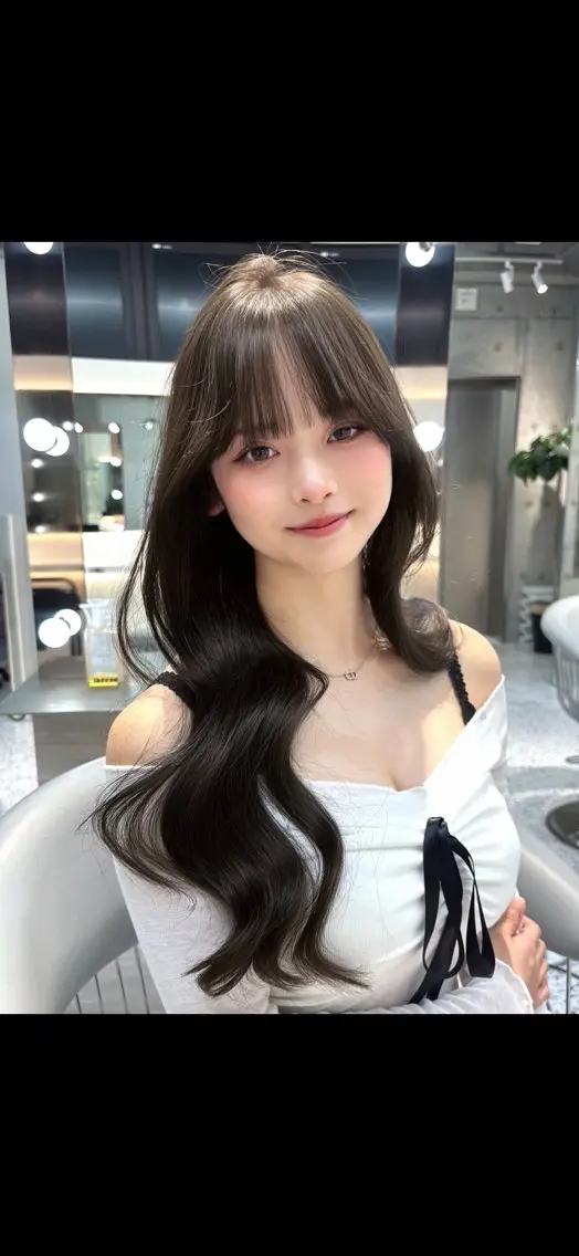 ロング カラー グレージュ 🍒ブリーチなしカラ ー／Sakura🍒のヘアスタイル
