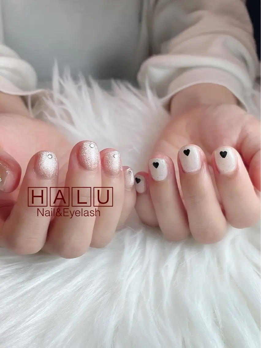 ネイル ハート HALU ハルのネイルデザイン