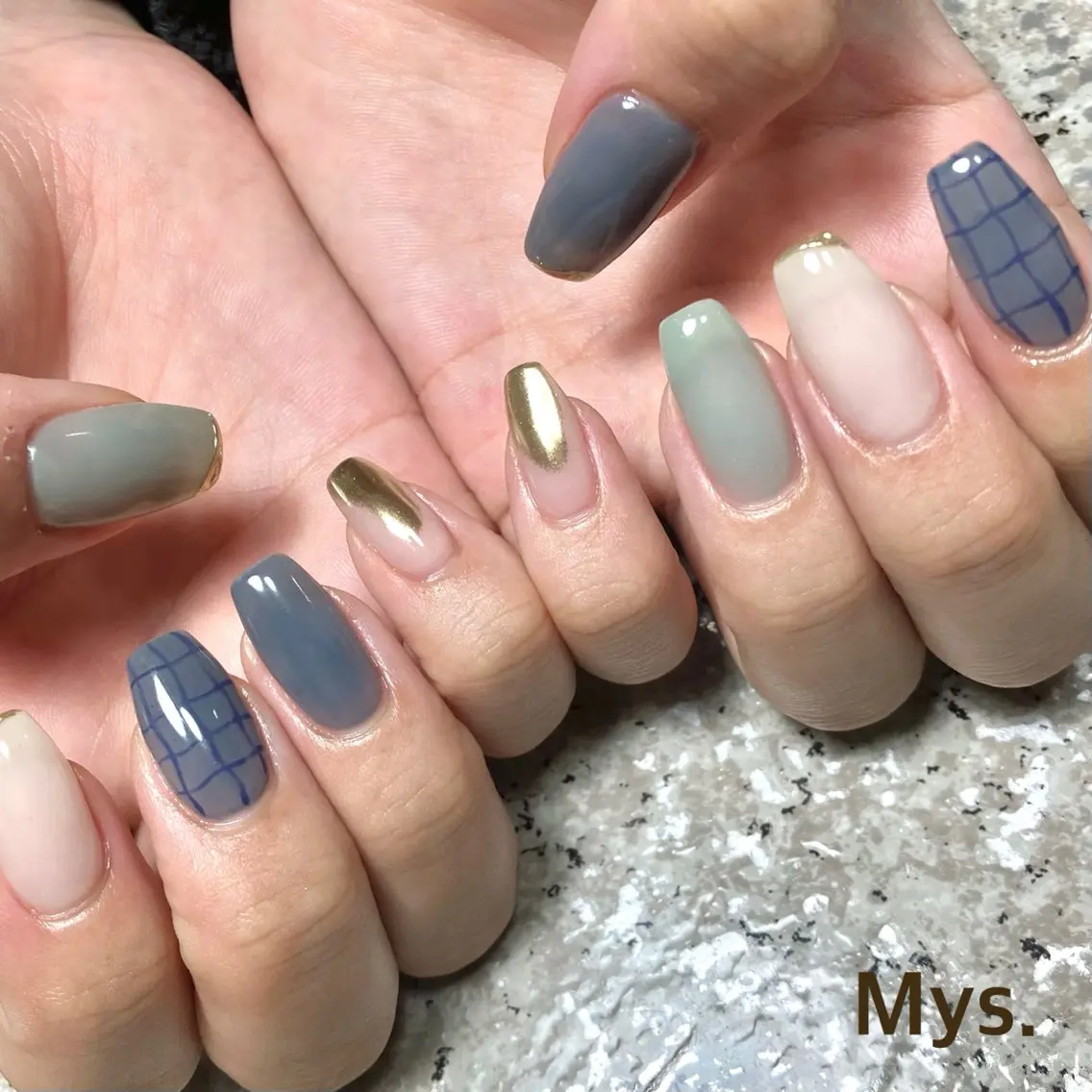 ネイル ハンドネイル Mys. 三上紗紀のネイルデザイン