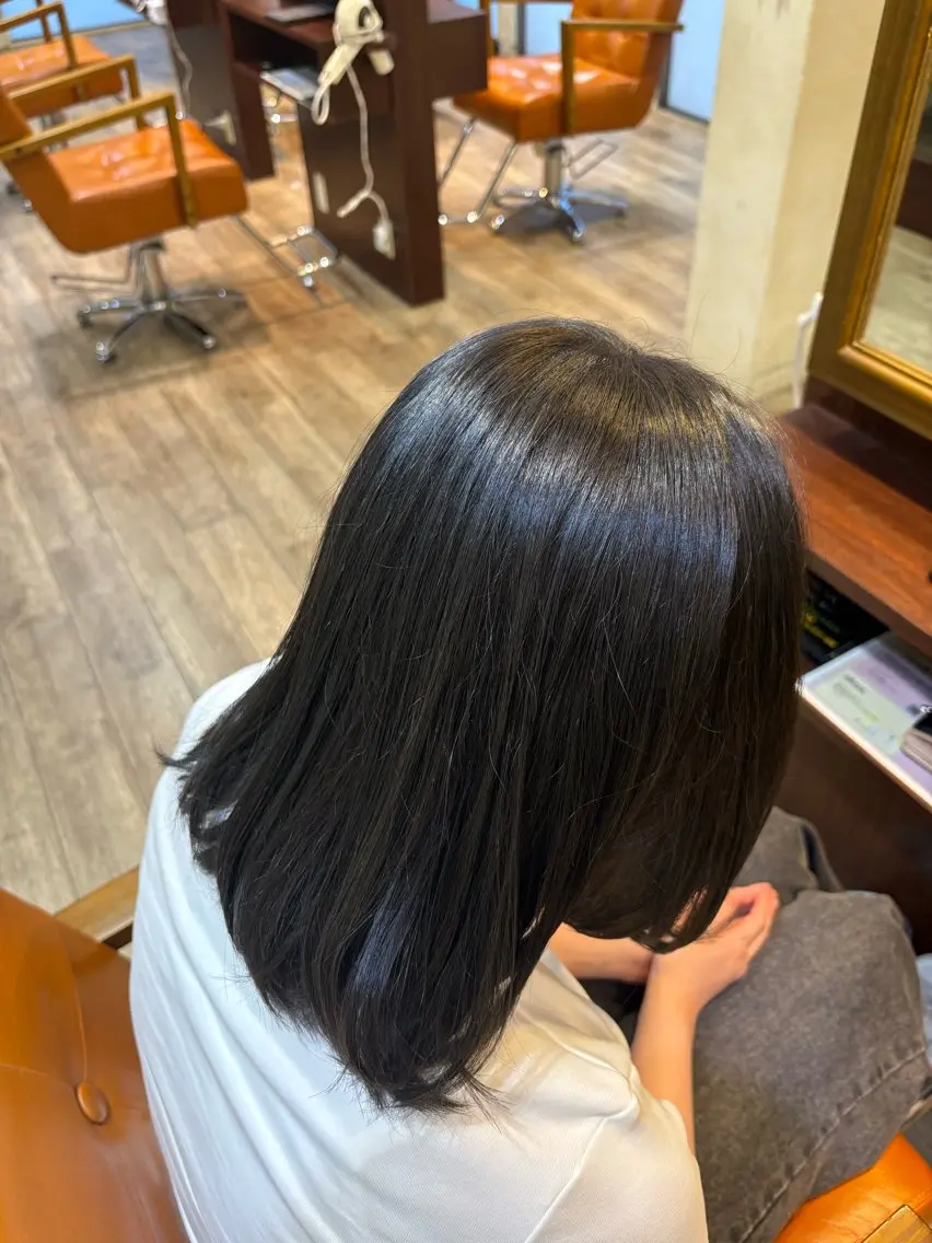 ミディアム カラー ヘアカラー 鈴木 陽翔のヘアスタイル