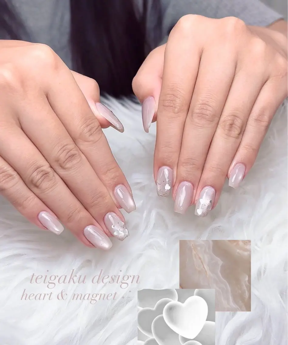 ミディアム ハンドネイル NENENAIL 【シヨン】のネイルデザイン