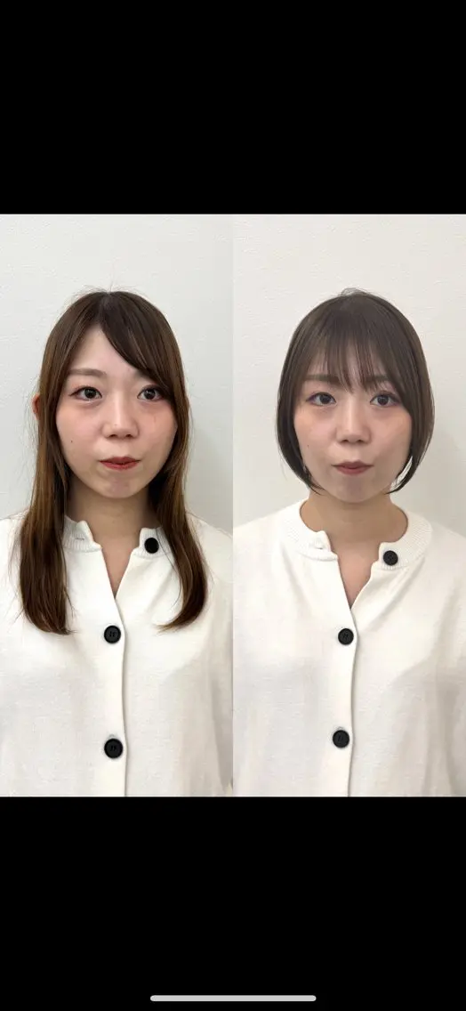 ‼️バッサリカット限定‼️SNS動画撮影モデル募集！カットカラー⚠️ショート・ボブにしたい方の写真