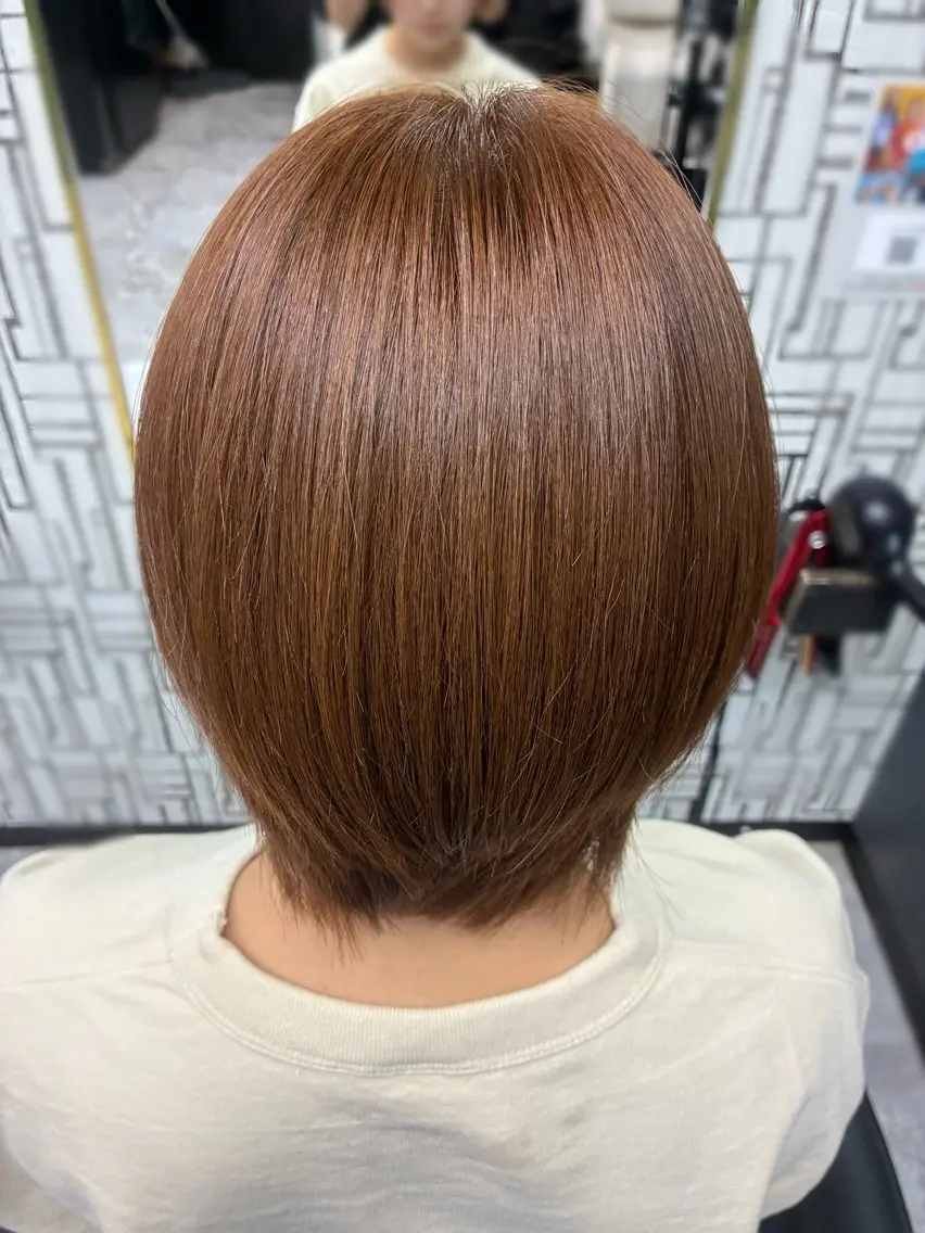 ショート ヘアカラー 北村 理奈のヘアスタイル