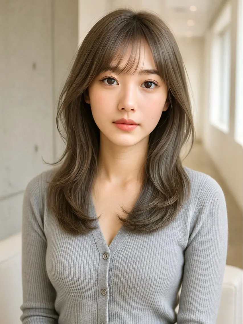 👗【大事なイベント前・自分へのご褒美に】💄透明感カラー+癖も伸びるケラチントリートメント✨🫧の写真