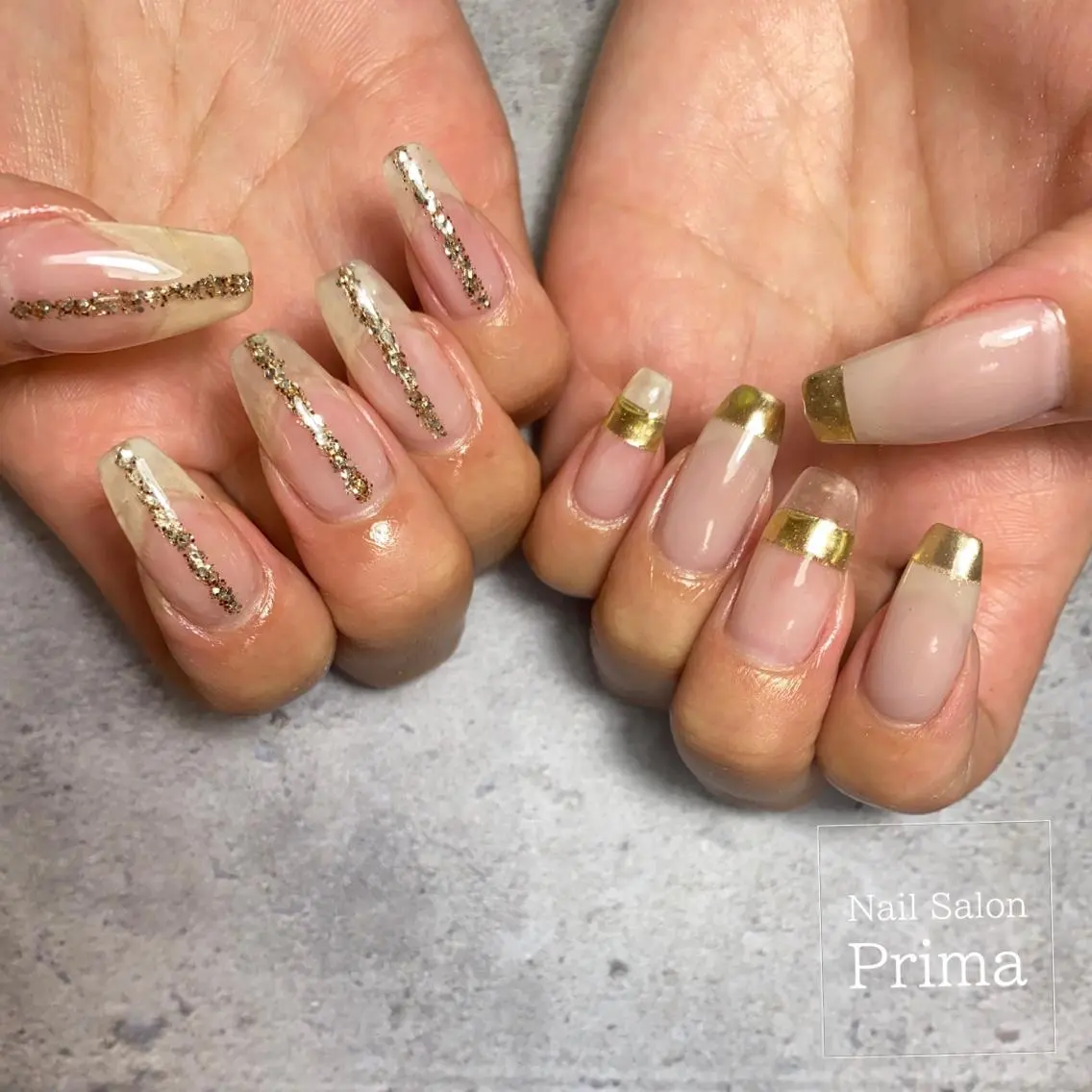 セミロング ネイル SalonPrima 西院Nail&Eyeのネイルデザイン