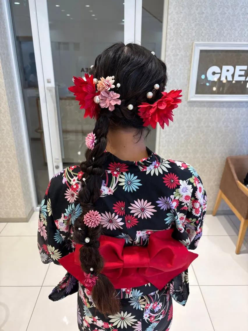 ロング ヘアアレンジ 🍒Natsuka /ガーリー/アレンジのヘアスタイル
