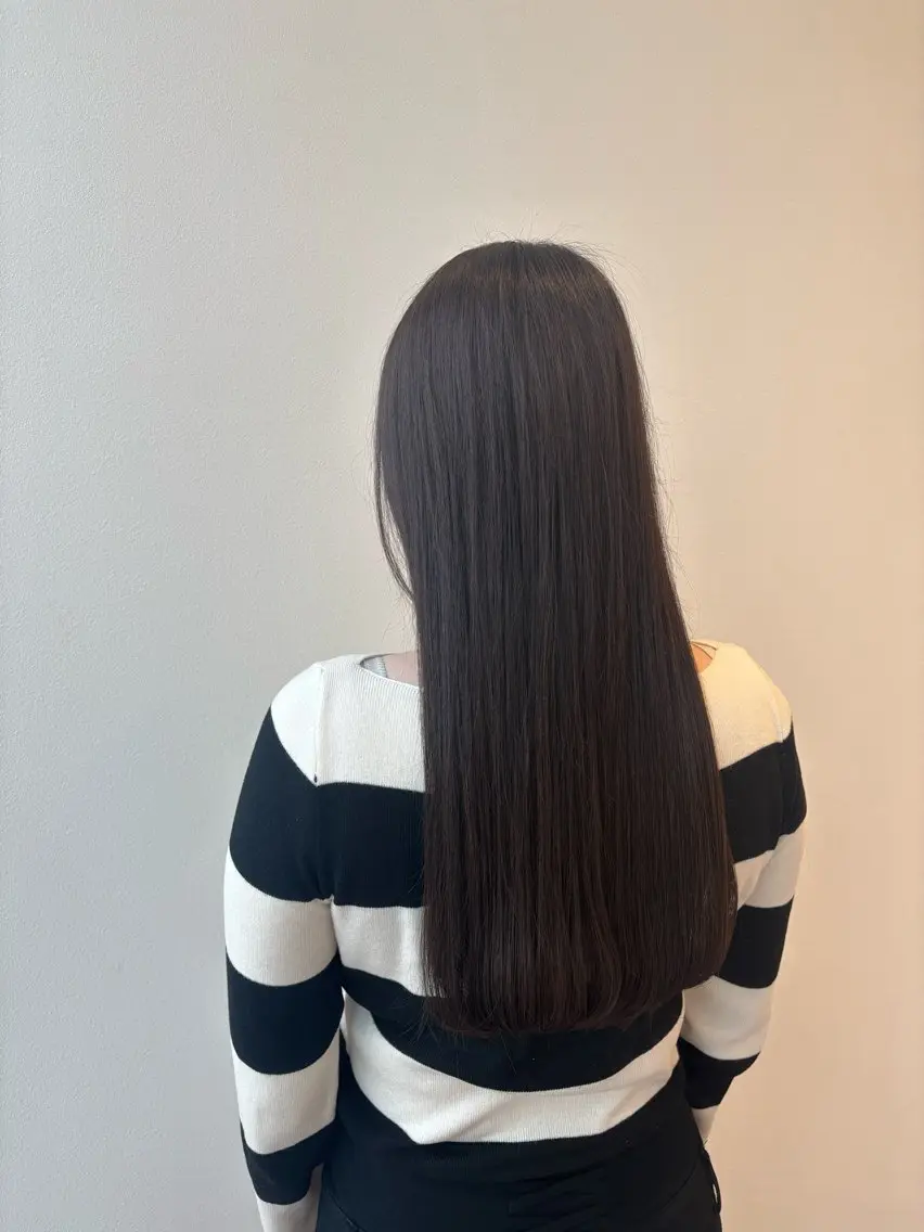 ロング 堀 ゆきみのヘアスタイル