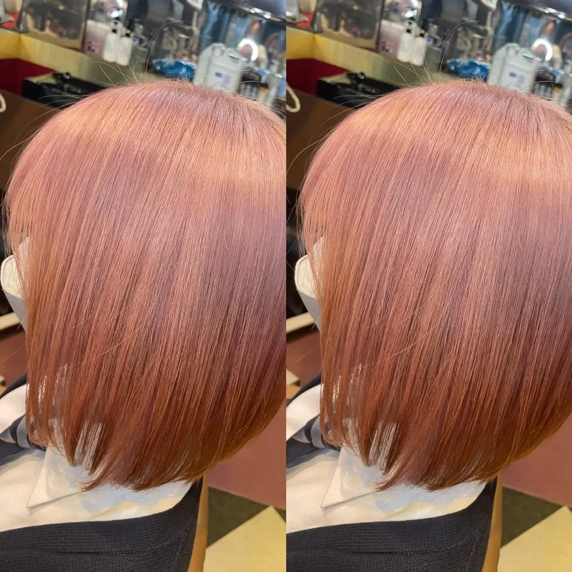 ショート カラー ブリーチ ケアブリーチ ピンクカラー ホワイトピンク 👑派手髪/カット 👑ANRYのヘアスタイル