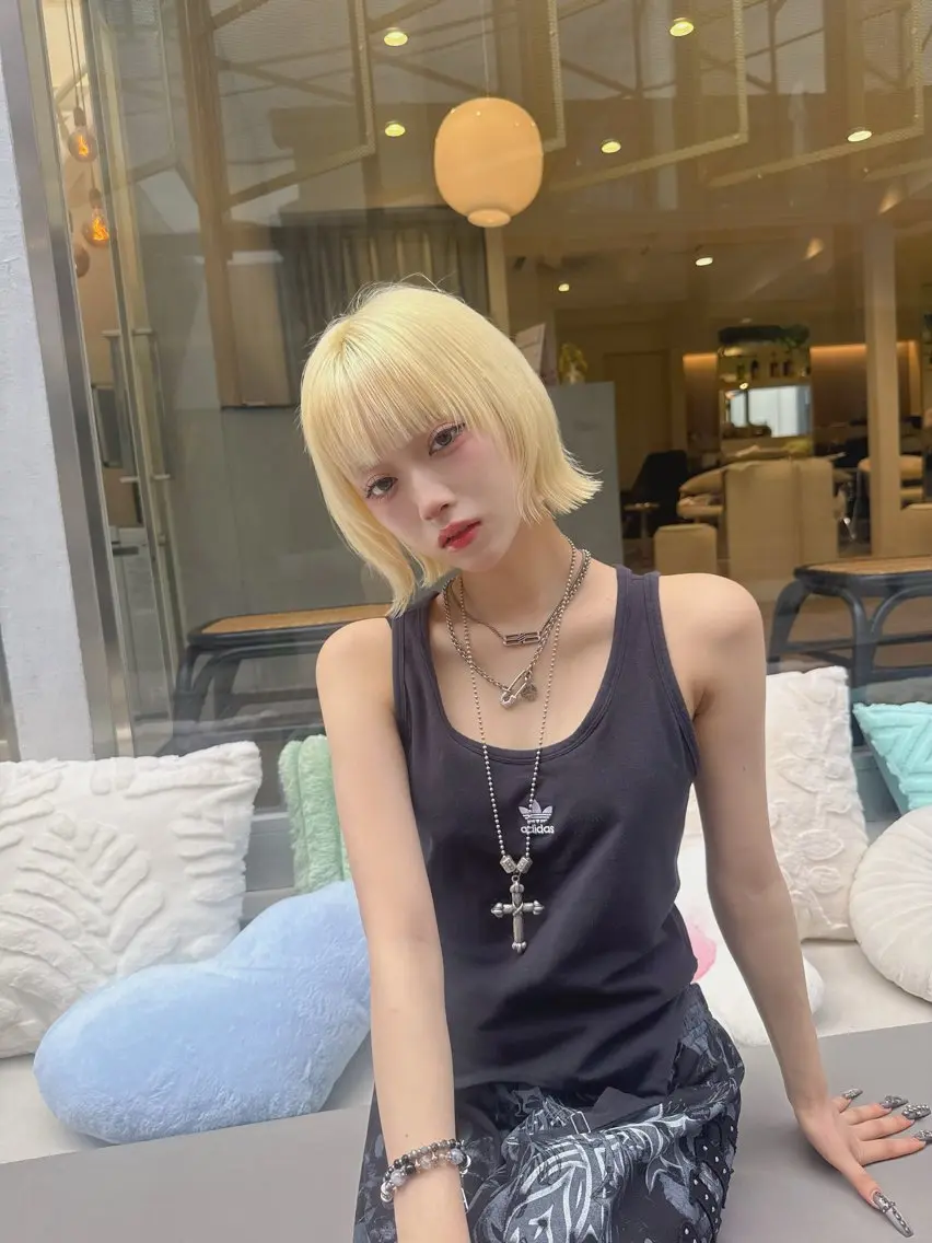 ショート カラー ブリーチ ブロンド ケアブリーチ 透明感カラー ダブルカラー カット ヘアカラー 💎透明感カラー特化 💎TAISEIのヘアスタイル
