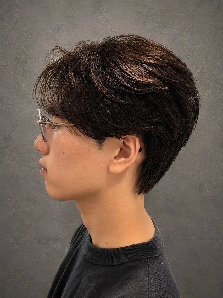 メンズ カット 縮毛矯正 原田 郁哉のヘアスタイル