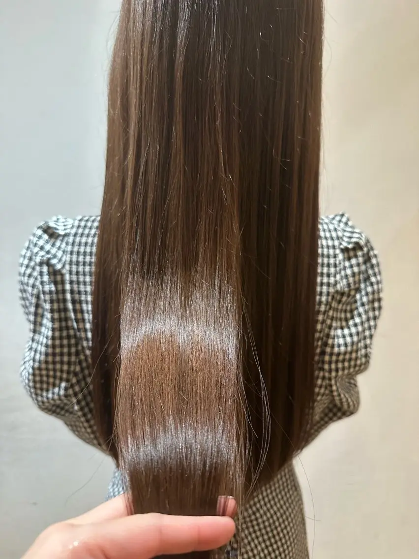 ロング カラー ヘアカラー いまじゅく あおいのヘアスタイル