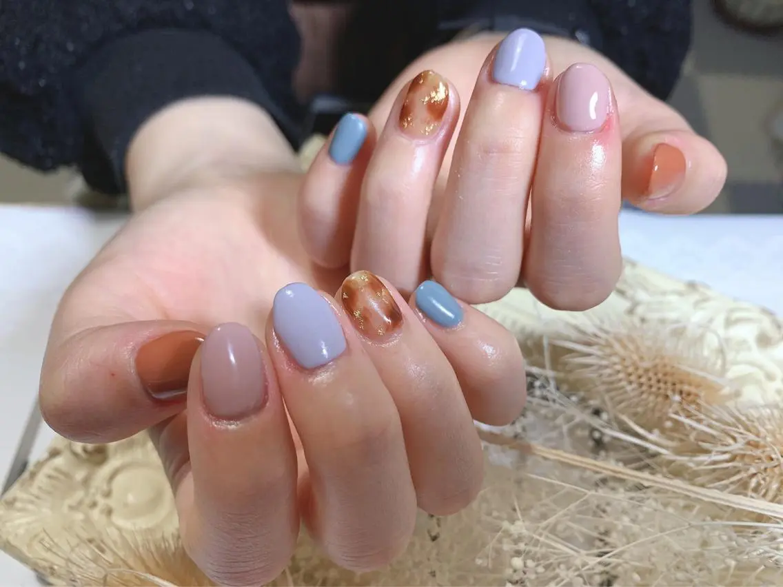 (ドライケア&オフ込み)HANDアート2本(シンプルアート)の写真