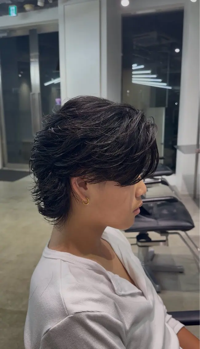 カット+ニュアンスサーフの写真