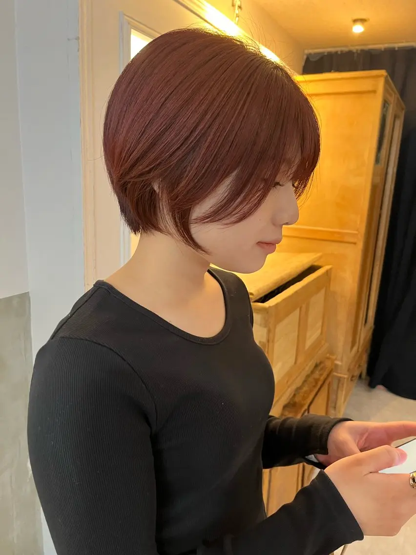 ショート 似合わせカット ショートヘア カット ヘアカラー トリートメント 松尾太樹 【pia】福岡美容室のヘアスタイル