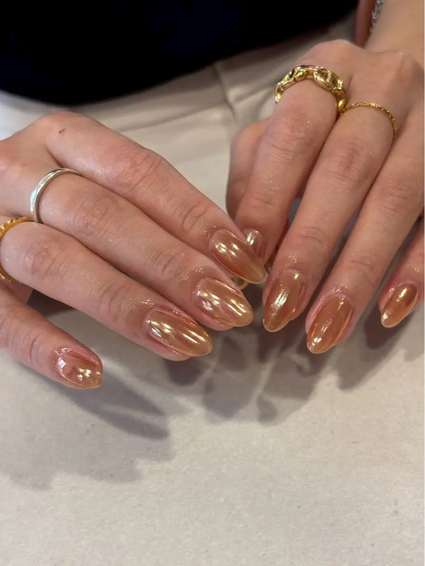 《オフあり》hand ミラーネイル🪄の写真